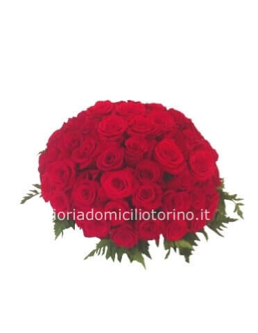 Centrotavola di rose rosse Small