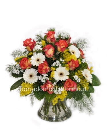 Bouquet piccolo di fiori assortiti
