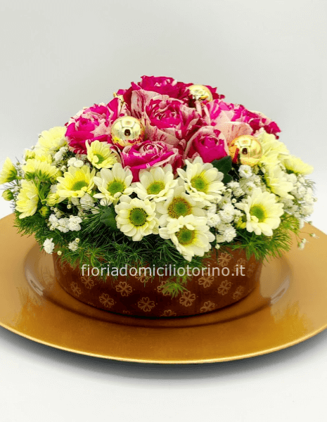 Panettone fiorito 1/2 Kg.