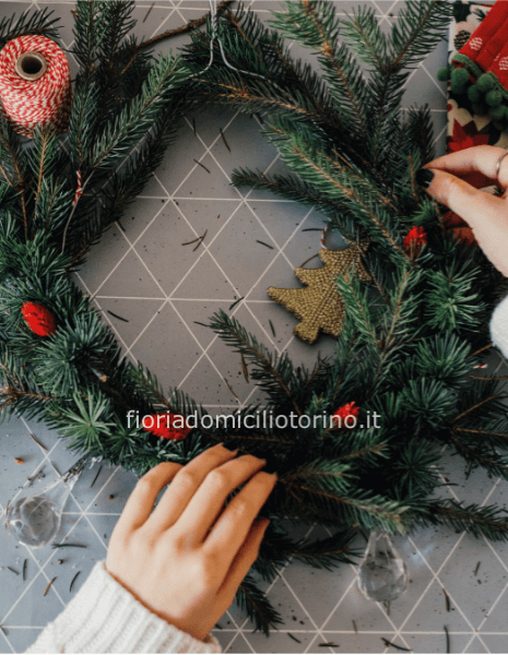 Ghirlanda fuoriporta personalizzata.